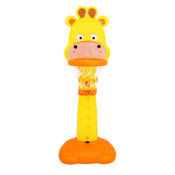 Zestaw sportowy Żyrafa 4w1 dla dzieci 3+ Koszykówka + Obręcze + Rzutki + Miarka wzrostu